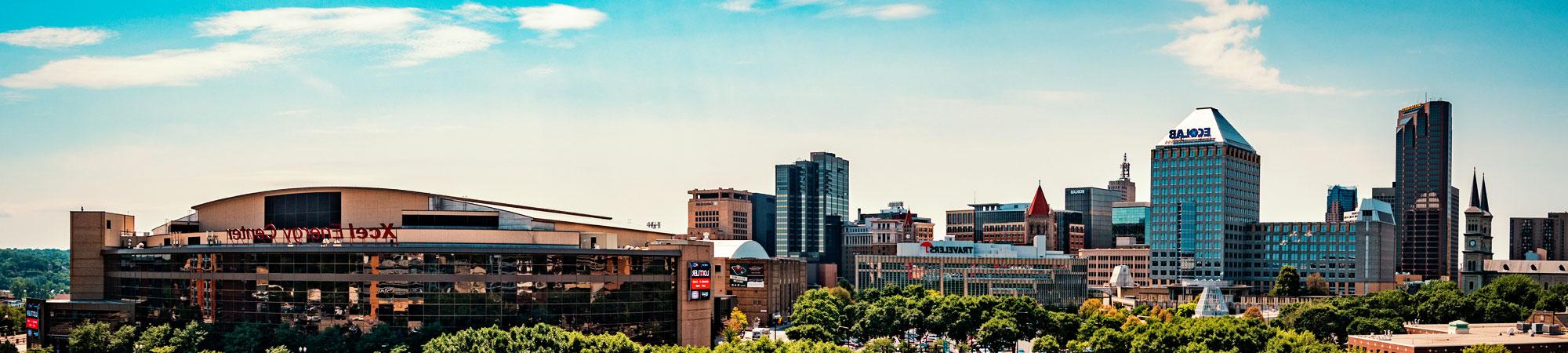 downtown st. paul skyline